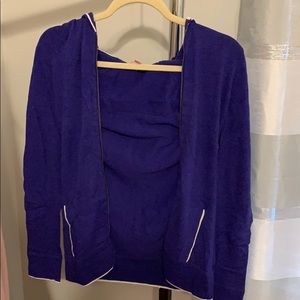 Lilly Pulitzer Dark Blue Zip-Up Sweater